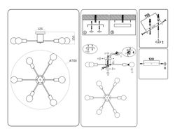 Ambrella Потолочный светильник в стиле лофт Loft TR80402