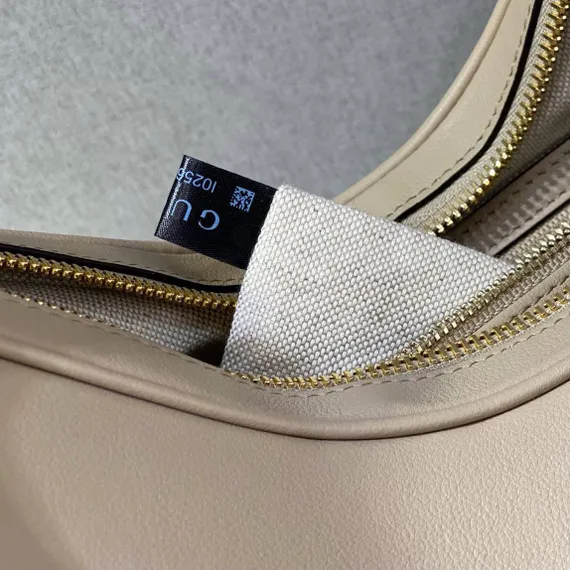 Маленькая сумка через плечо Gucci Attache бежевый
