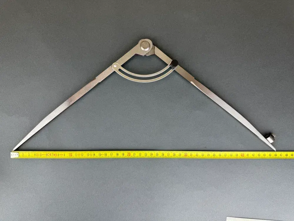 Циркуль разметочный с фиксатором, металлический, 300мм, Купи в клик