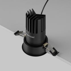 Светильник встраиваемый светодиодный Maytoni Dip DL118-15W-2.7K-B