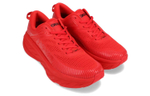 HOKA ONE ONE Bondi 7 comfortable and versatile shock absorption, wear-resistant, breathable, low-cut casual running shoes men's red