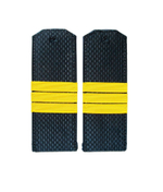 Погоны синие с нашитым желтым галуном Сержант