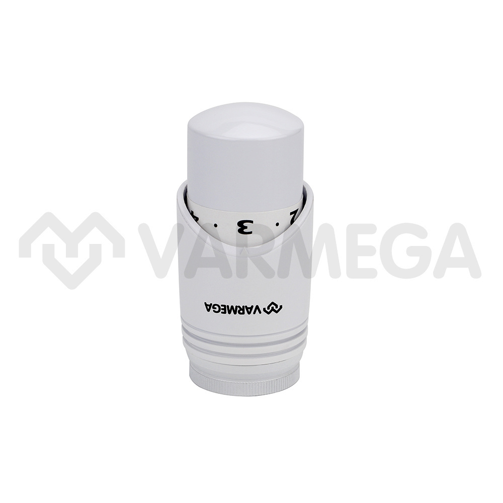 Головка термостатическая Varmega VM112 - M30x1,5 (жидкостная, цвет белый)