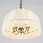 Citilux Базель CL407151 Люстра подвесная с бежевым абажуром