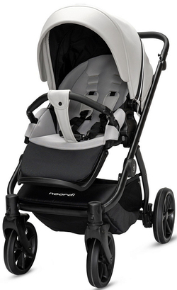 Детская коляска Noordi Fjordi Leather V2 3 в 1 с автокреслом Terra Black 1462817 Cloud