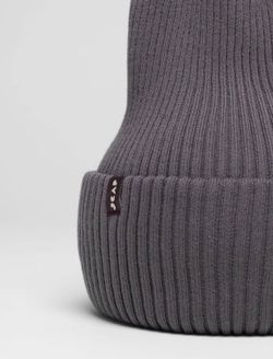 Шапка вязаная весенняя/осенняя МУЛА (Графит)