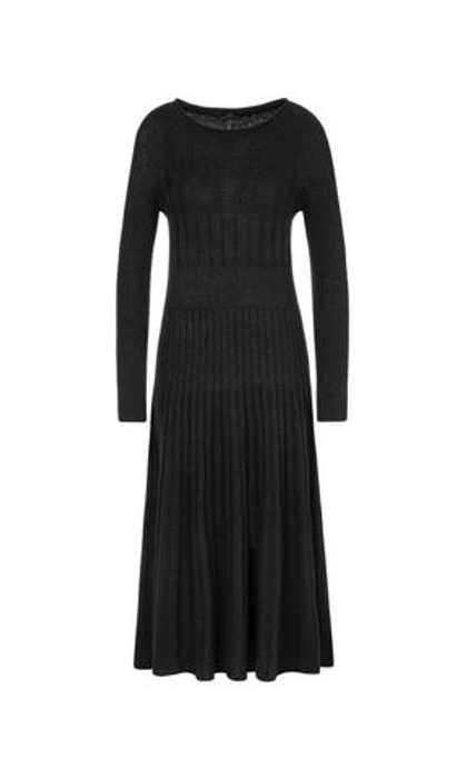 Marc Cain Платье макси с воланами по низу