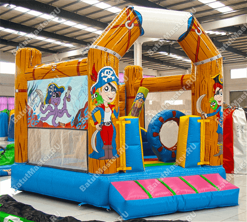 Коммерческий надувной батут "Весёлый пират"