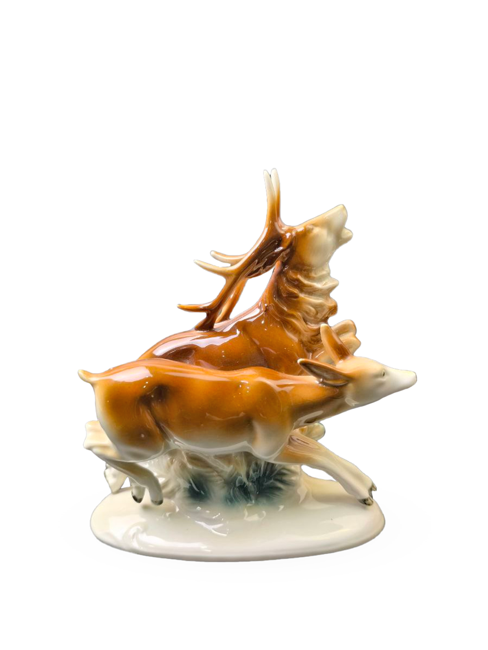 Фарфоровая статуэтка "Олени" Grafenthal