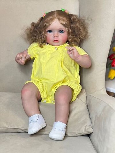 Кукла Реборн мягконабивная 60см в пакете (FA-532)