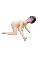 Телесная надувная секс-кукла в позиции догги-стайл (Цвет: телесный)