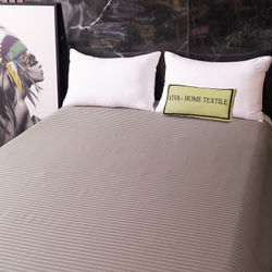 Простыня Страйп Сатин Однотонный 100% хлопок R1CT031