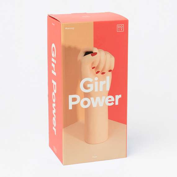 Ваза для цветов girl power, white, 26 см