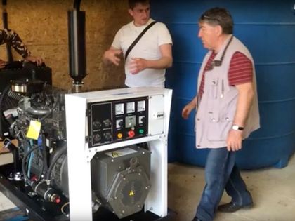 Резервный дизель-генератор в «Романовском Парке»