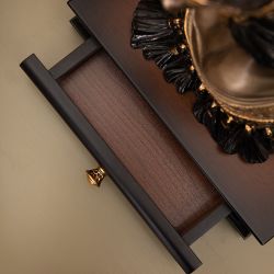 Настольная лампа с бюро Лошадь императора Бронза с абажуром 38 Mally