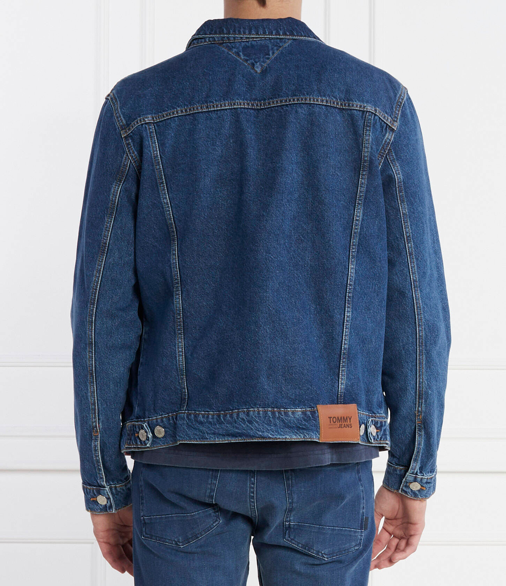 Джинсовая куртка Tommy Jeans - голубой(DM0DM17472)