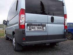 Фаркоп оцинкованный Galia C042C для Citroen Jumper 2006-, FIAT Ducato 2006-, Peugeot Boxer 2006- L1, L2, L3, L4(паспорт и сертификат в комплекте)(без электрики)