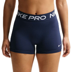 Женские Шорты теннисные Nike Pro Dri-Fit 365 Mid-Rise 3in - midnight navy/white