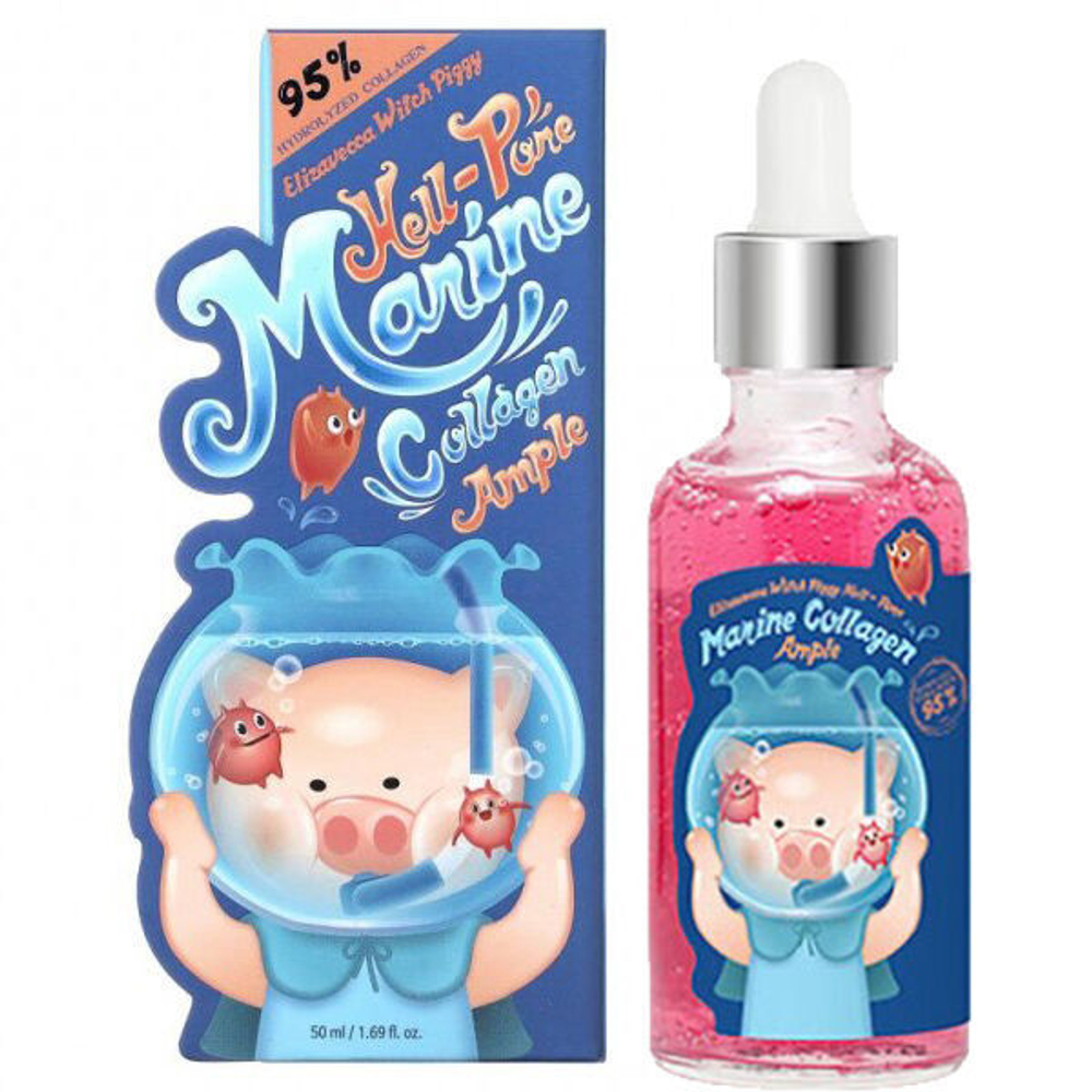Омолаживающая сыворотка с морским коллагеном Elizavecca Marine Collagen Ample, 50мл