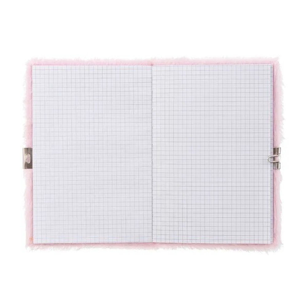 Блокнот детский Basir на замке, формат А5, серия "Собачка", мягкая обложка, 80 листов, размер 21*15 см