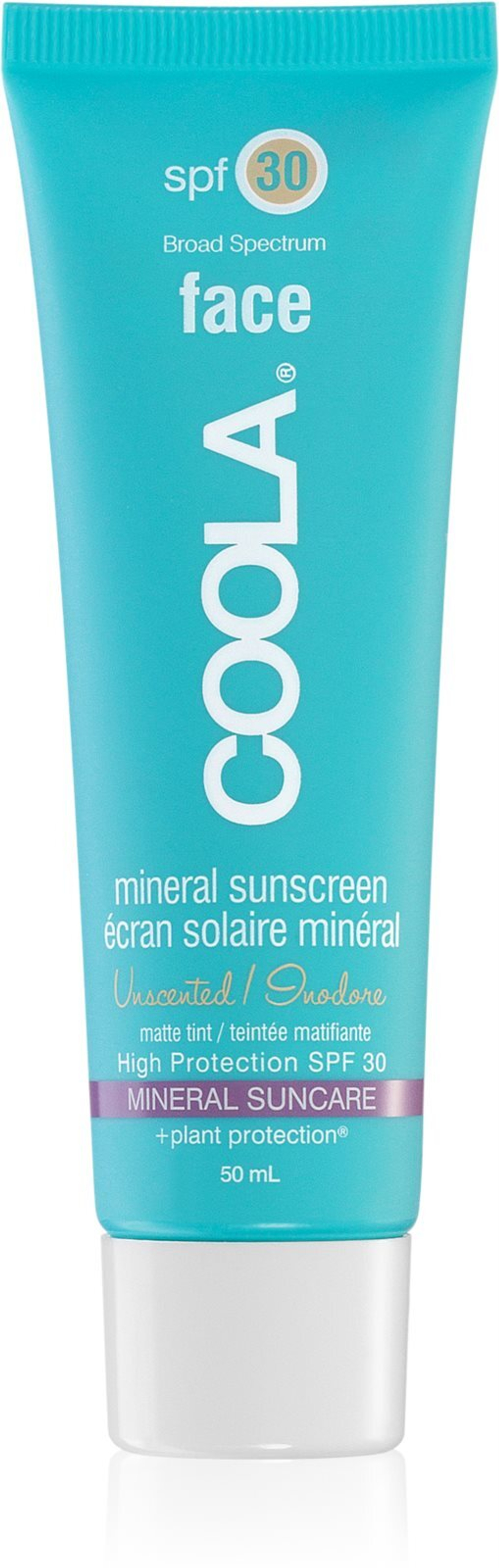 Coola Mineral Sunscreen - увлажняющий крем для лица SPF 30 /   50  ml  / GTIN 857770005953