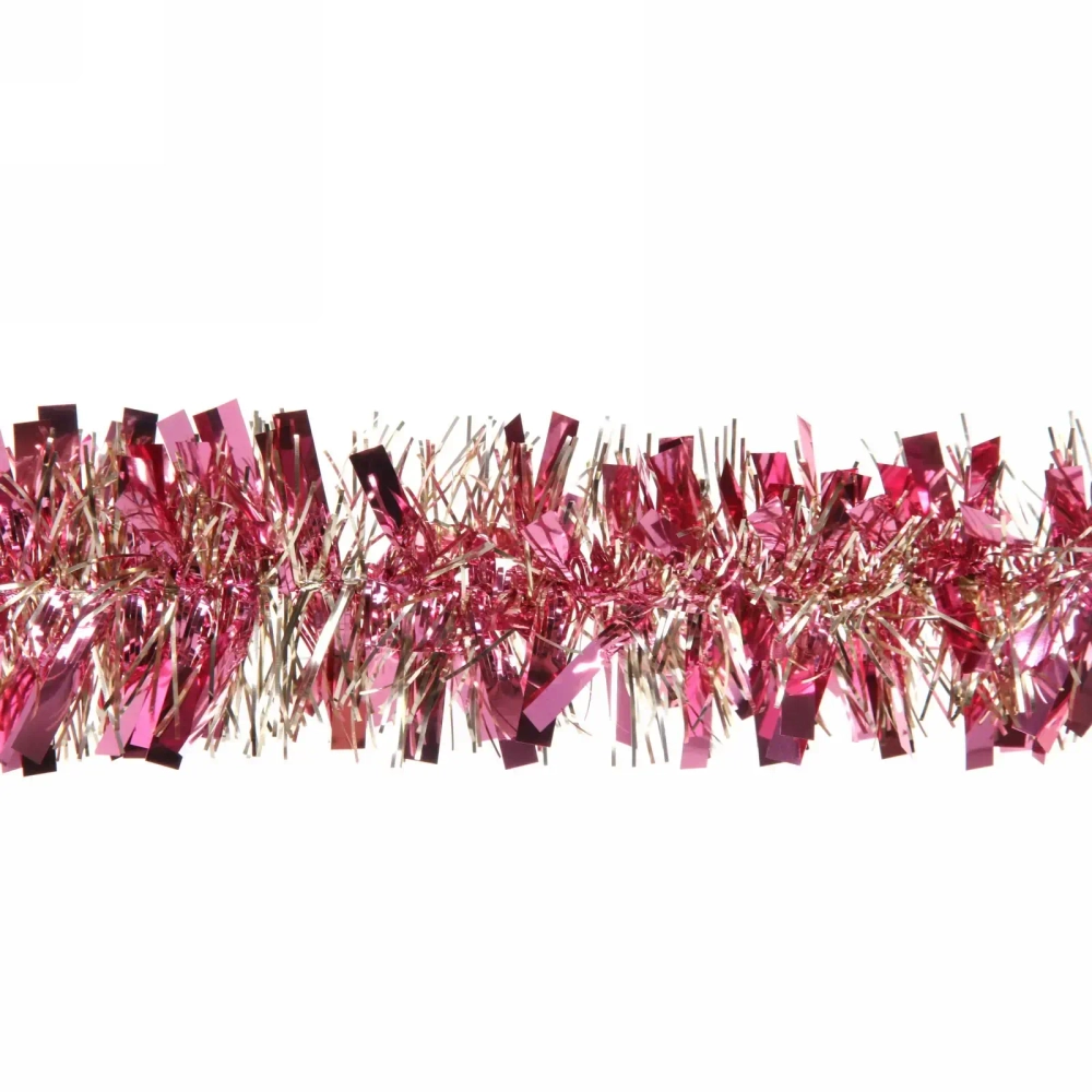 Мишура 2 м 6 см «Зимняя тайна», Розовый