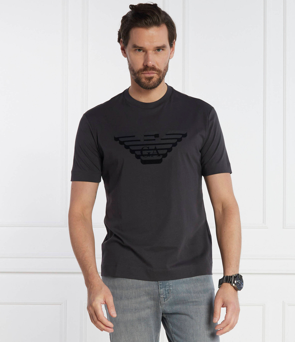 Футболка Emporio Armani - графитовый(6R1TB4 1JPZZ)