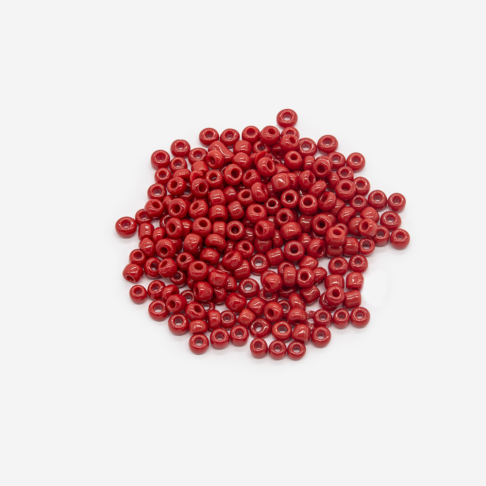 яс3-к Стекло японское 3мм красный, некалибр., нить 40см