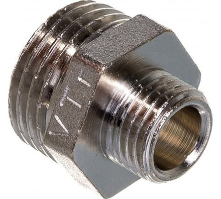 Ниппель лат. 3/8"х 1/2" VALTEC