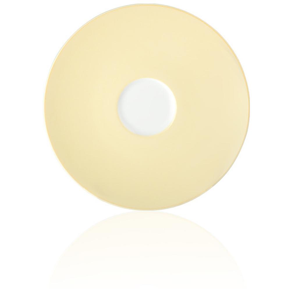 Блюдце к чашке чайной Noritake Альта 16см желтый борт