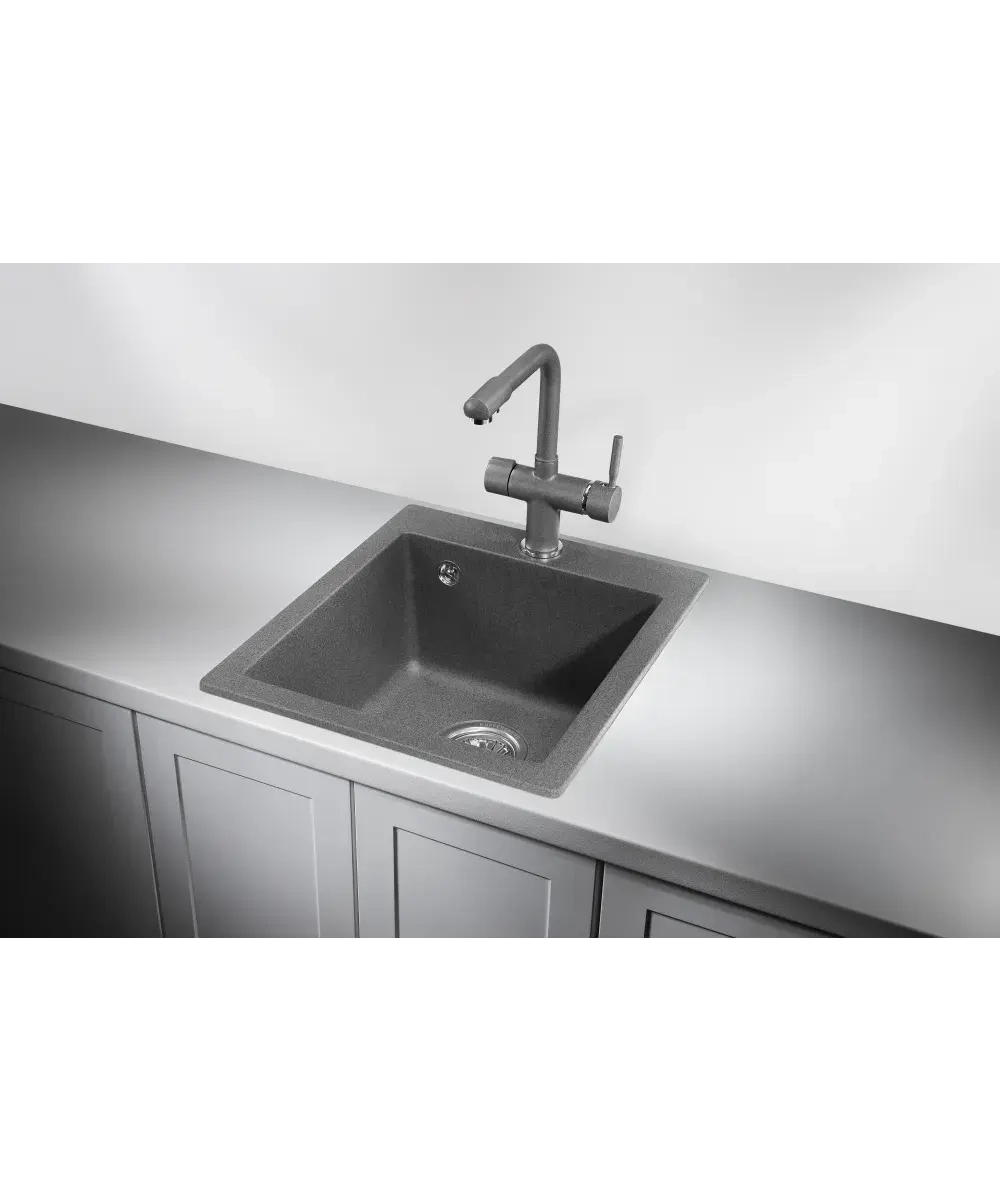 Кухонная мойка Kuppersberg MODENA 40 NL 1B DARK ROCK фото 2