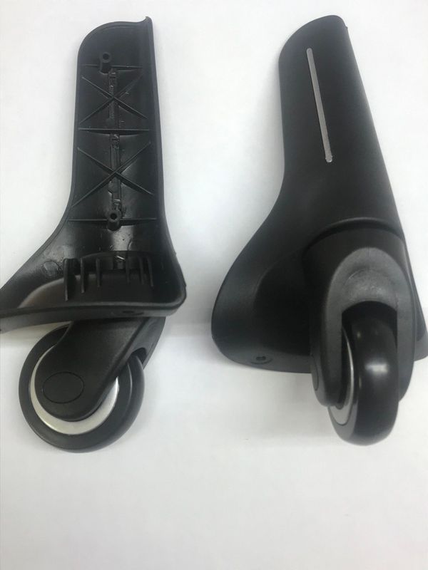 Колёса PLG-HK 22140А (высота 240), чёрные с серебряной вставкой