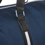 Сумка спортивная «Sports style», на молнии, с белой полосой, цвет синий, 40*22*26 см