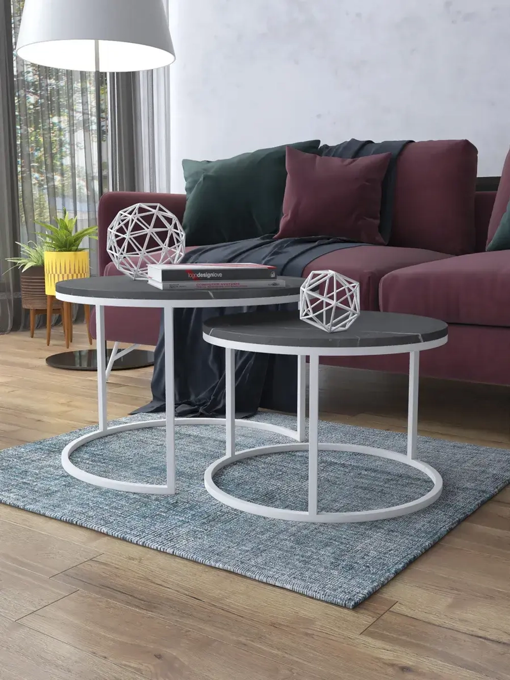 Комплект журнальных столов Акцент - БЧ - МДФ в ПВХ