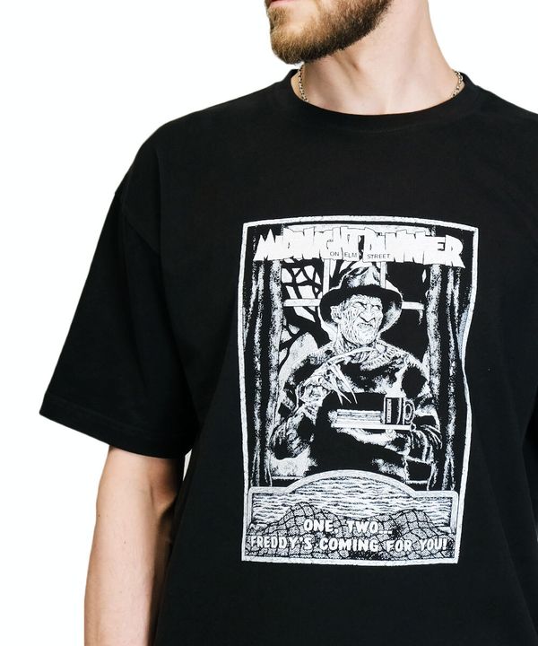 Футболка оверсайз Freddy черная - фото 3