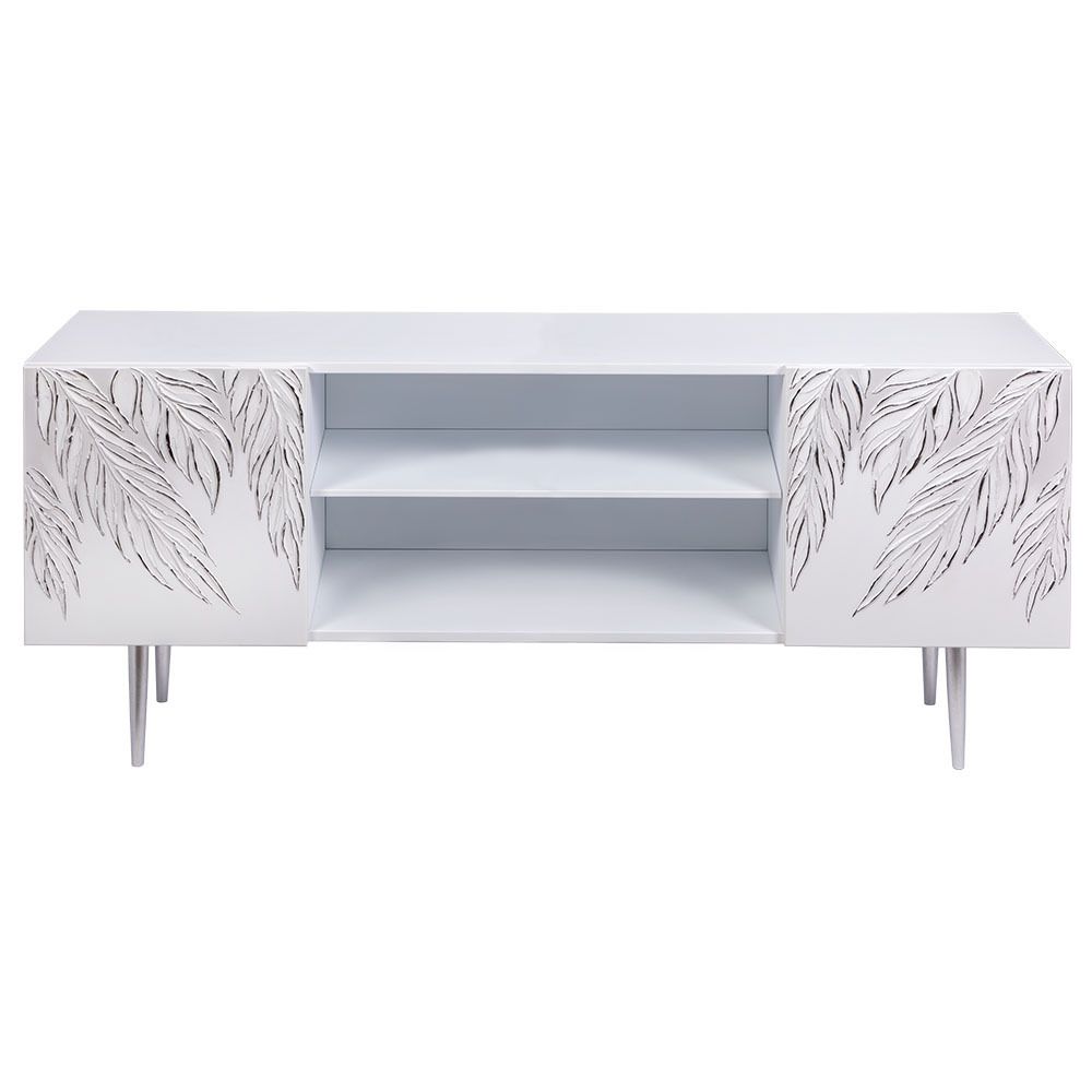 Тумба под ТВ Тропик 155см Стайл Айс Сильвер