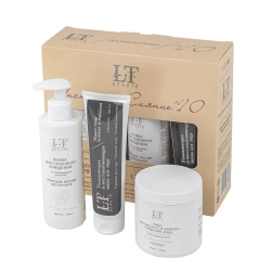 Набор косметики ''Чистота и сияние''(ПЭДЫ,пенка,маска для лица) La and Te beaute LT10R