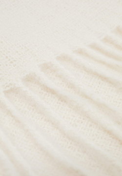 STRADIVARIUS Шарф из начесаных ниток, экрю