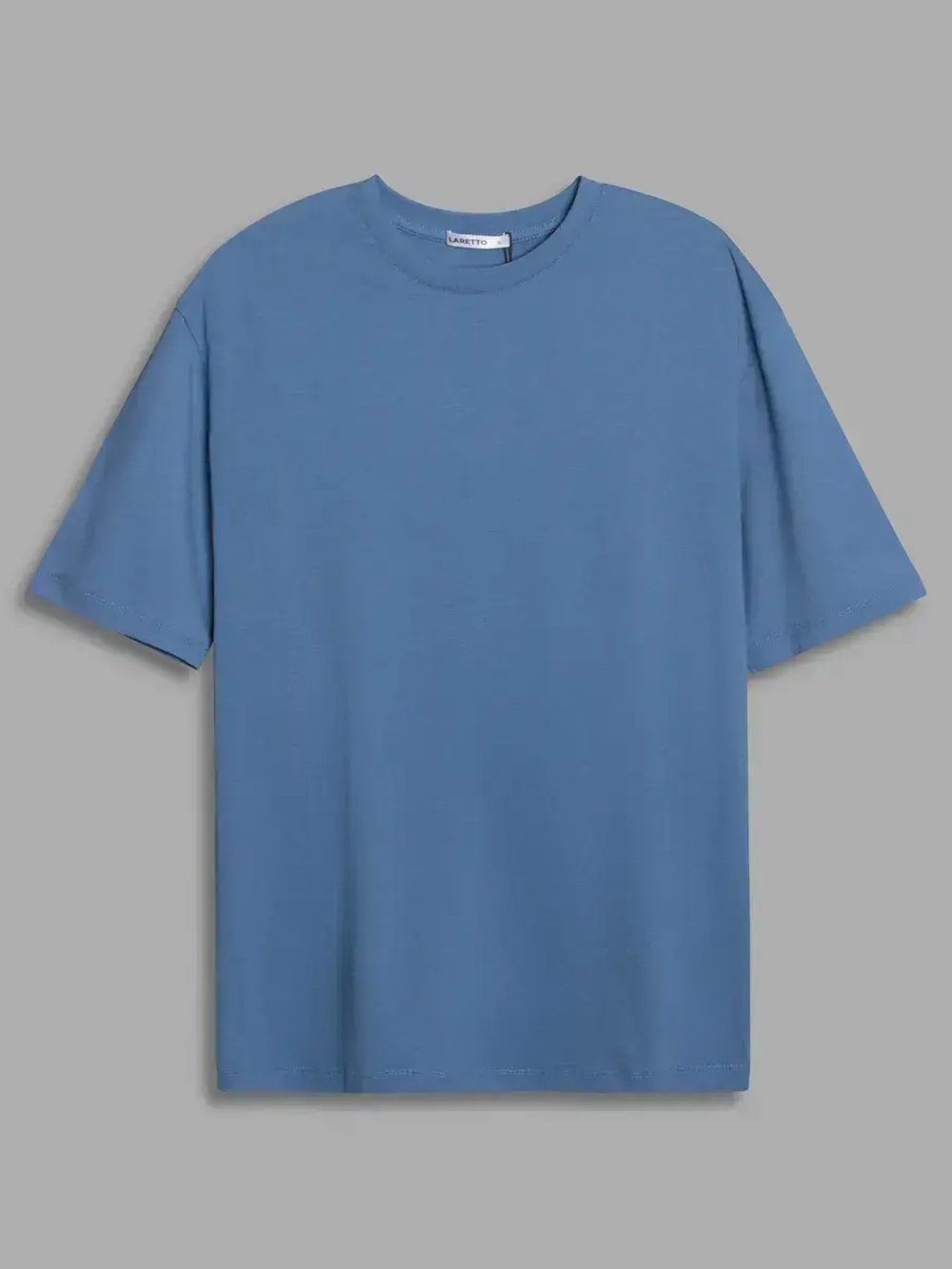 Футболка мужская летняя повседневная однотонная хлопок