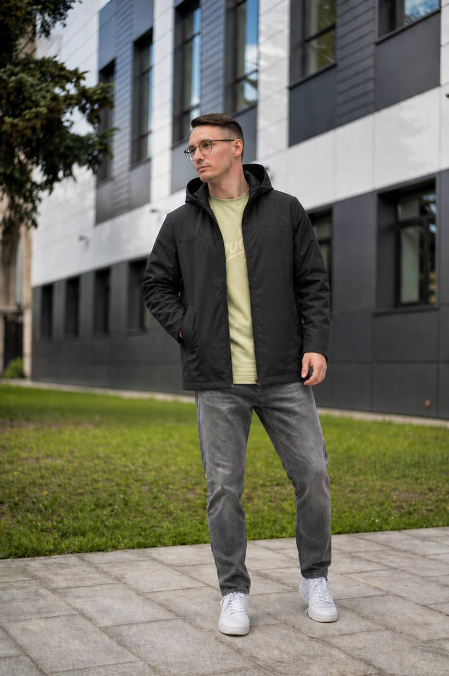 Ветровка мужская "HN-18"  черный