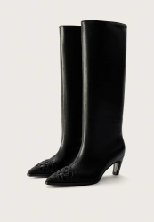 Сапоги Grate x Choux, черные кожа