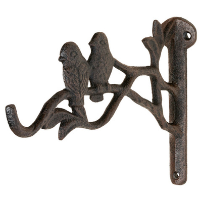 Крючок декоративный металл подвесной "Две птички на веточках" 17х23 см  9197344