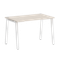 Home Office Стол письменный VR.SP-3-118.A Денвер Светлый/Металл Белый 1180*720*750