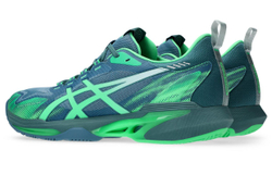 Мужские кроссовки для Падел Asics Sonicsmash FF - saba blue/vital green