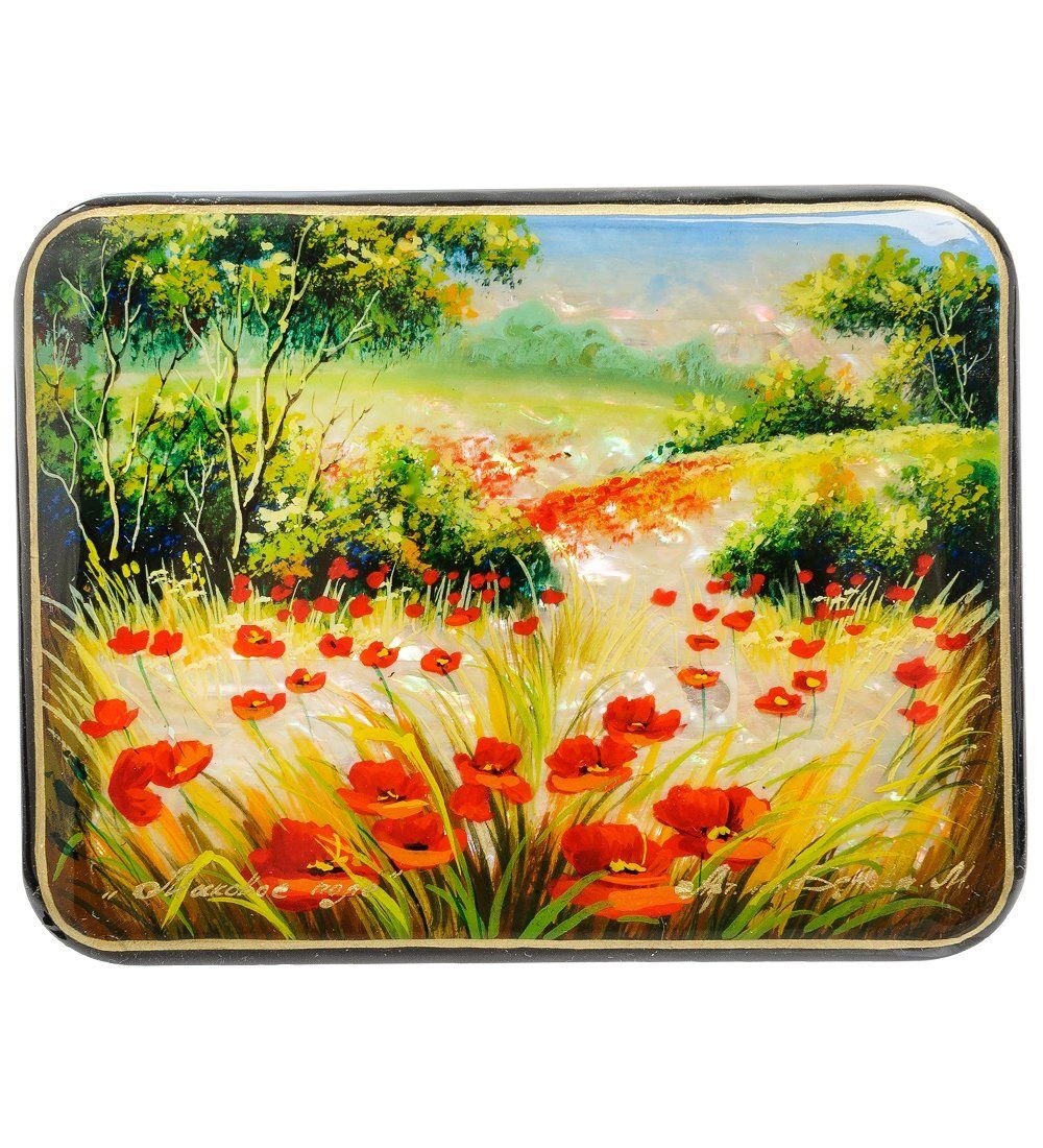 ШК-55/ 69 Шкатулка «Маковое поле»