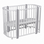 PITUSO Кровать детская + маятник 5/1 Asti Белый-Серый