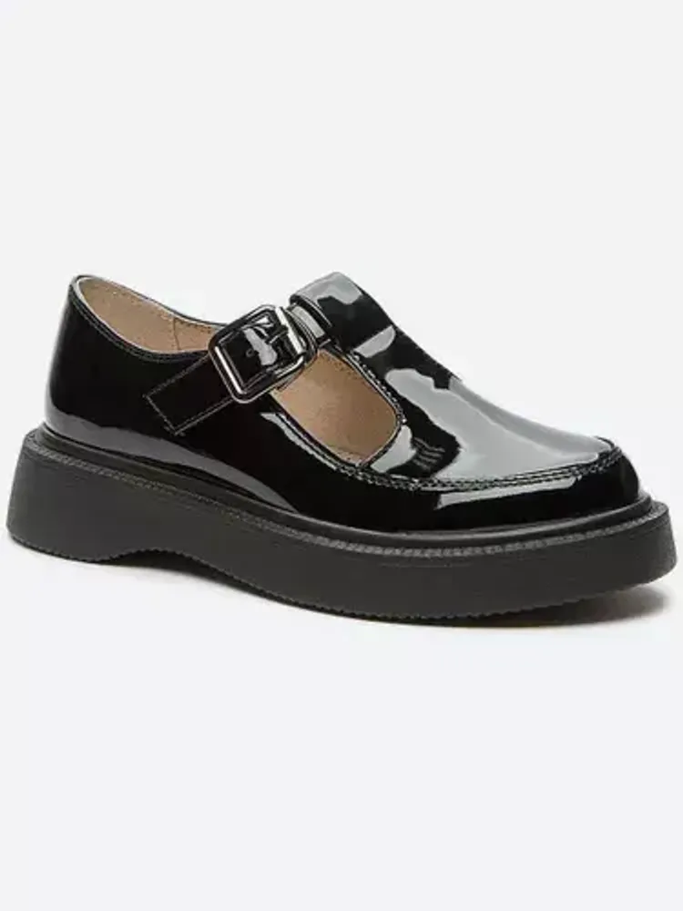 Туфли черные комбинированные 32321420
