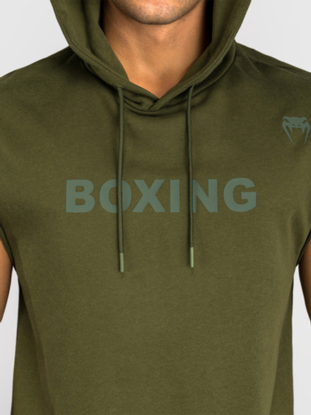 Худи без рукавов Venum Boxing VT Military Green