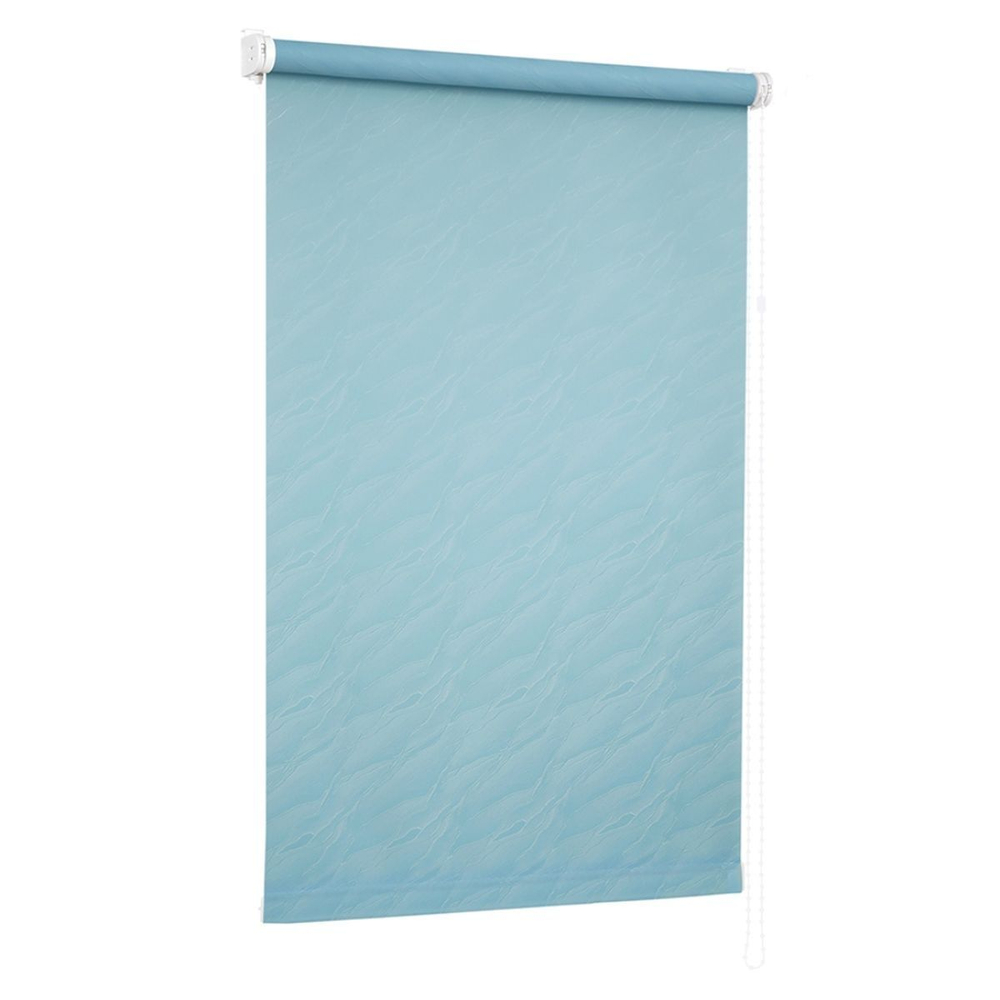 Рулонная штора 160х68 см, шир.крепл. 72 см, голуб, СРШ-01МЭ-840