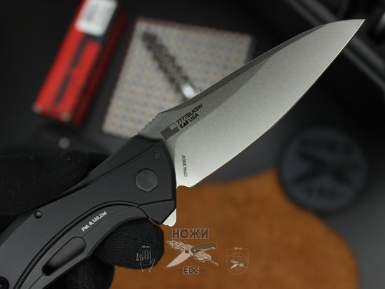 Складной нож KERSHAW Bareknuckle 7777BLKSW c клинком из стали CPM-20CV, рукоять алюминий